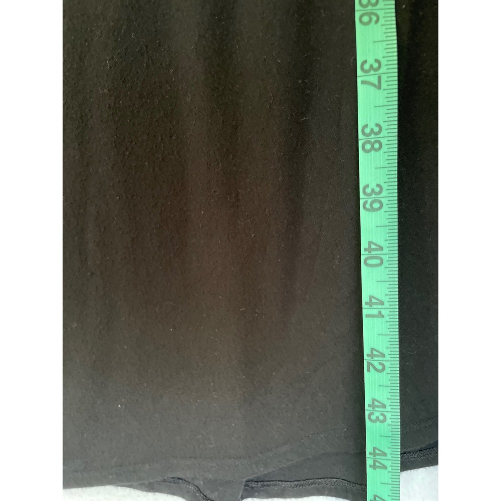 Athleta Maxi Dress Womens Small Tall Black Modal Spandex Asymmetrical Cap Sleeve - Picture 3 of 10